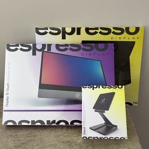 espresso Portable Touch-Screen, Display Case & Stand
